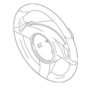 Steering Wheel - Ford (PJ6Z-3600-SD)